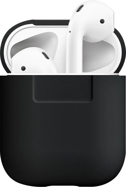 Чехол Elago Silicone Case Black для Airpods